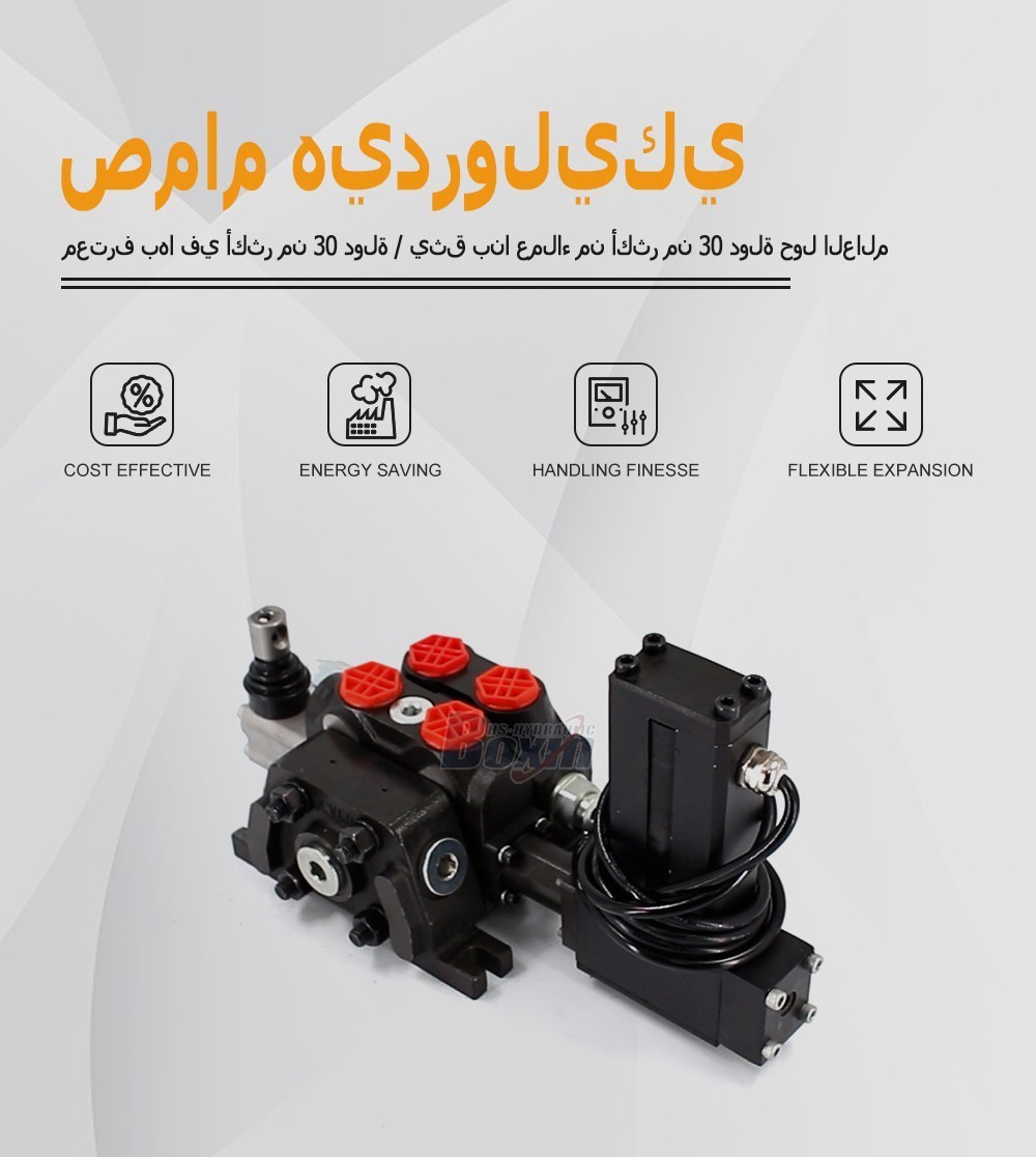 High Performance DCV60 Electric Motor Sectional Directional Valve